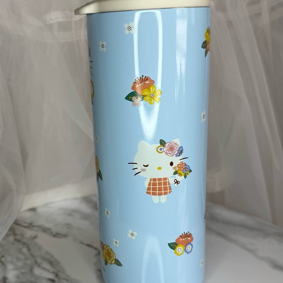 Sanrio Other - Hello Kitty pastel Blue Tumbler w/Lid and Staw